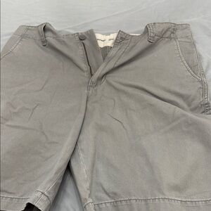Old Navy Gray Flat Front Shorts